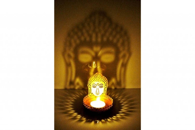 Shadow Buddha  Tealight Candle Holder